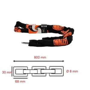Catena di sicurezza antitaglio cm80 Wally 28327 Premium